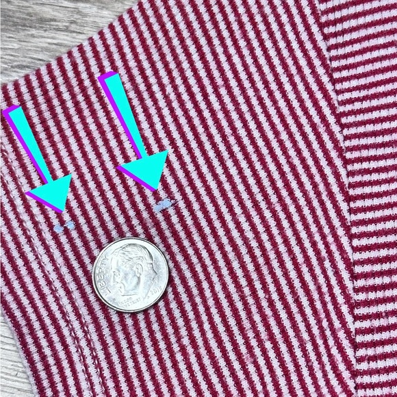 Brandy Melville Striped Tori Alien Patch Tee *Small Flaw* - Picture 12 of 12